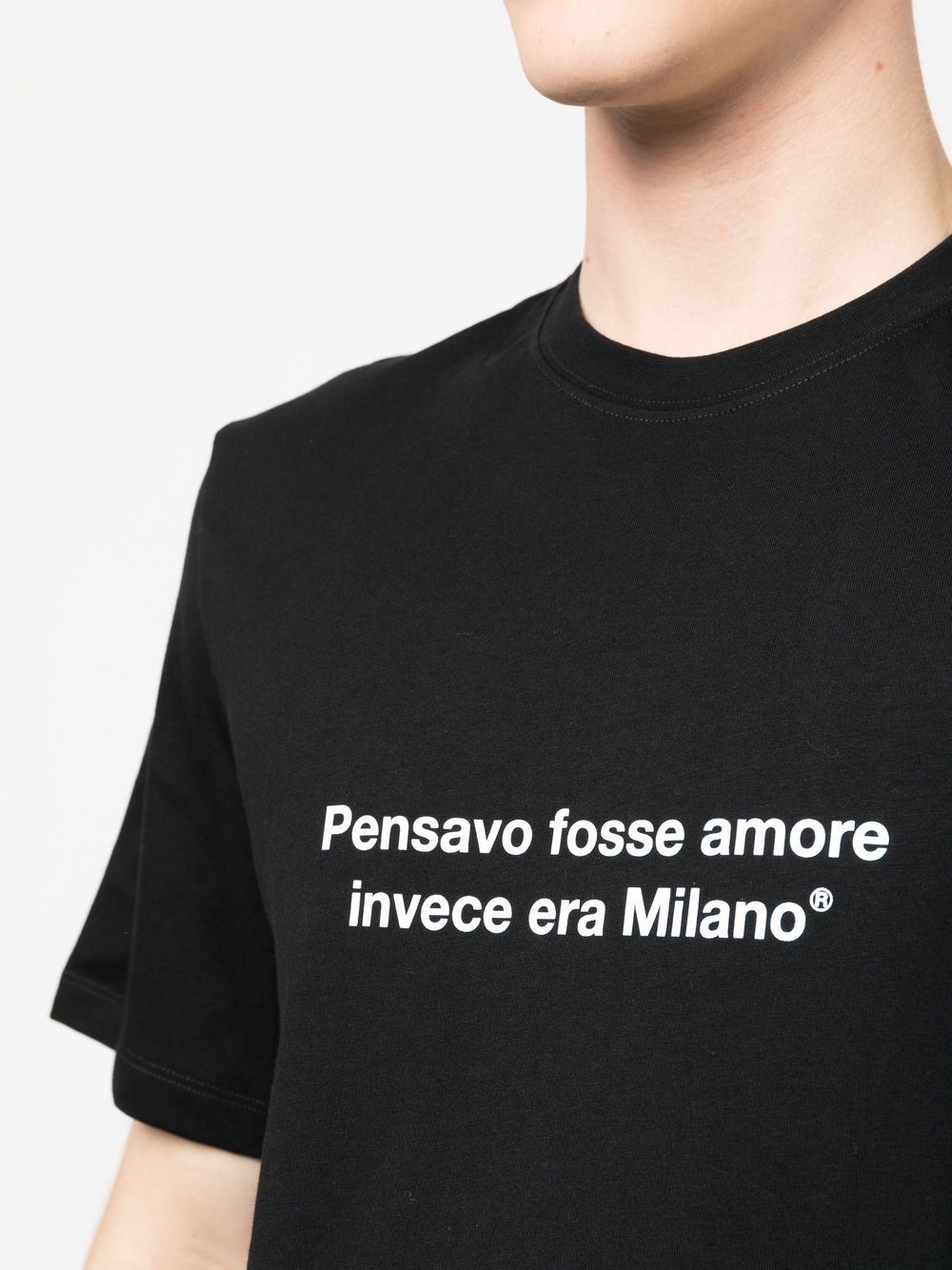 slogan-print cotton T-shirt - 6