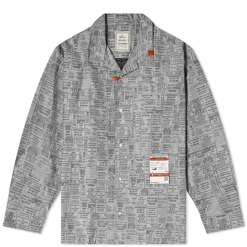 Maison MIHARA YASUHIRO Care Label Jacquard Shirt - 1