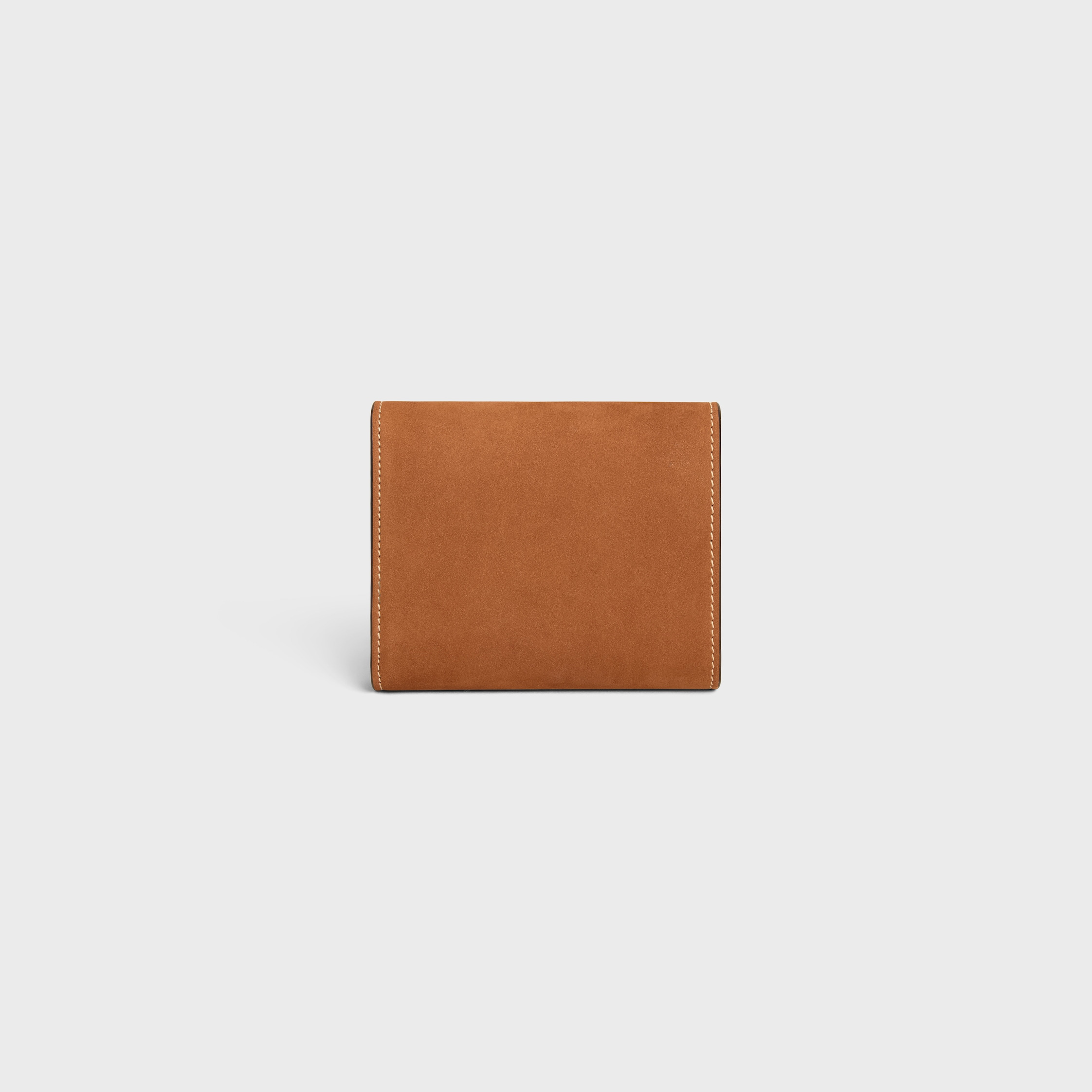Small Flap Wallet TRIOMPHE IN NUBUCK CALFSKIN - 3
