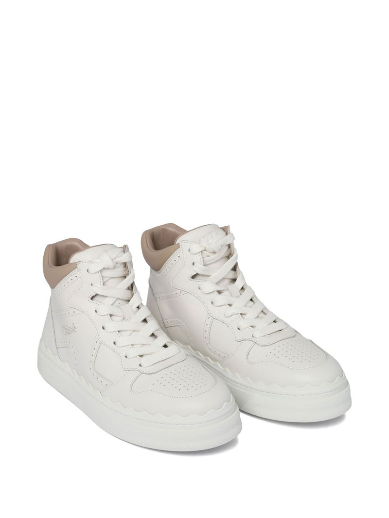 Chloé perforated-detail sneakers outlook