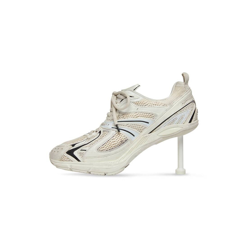 BALENCIAGA Women's X-pander 80mm Heel in White outlook