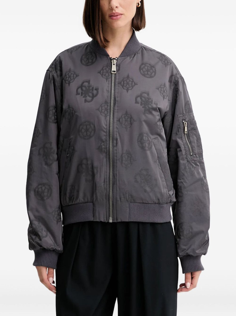 patterned bomber jacket 1