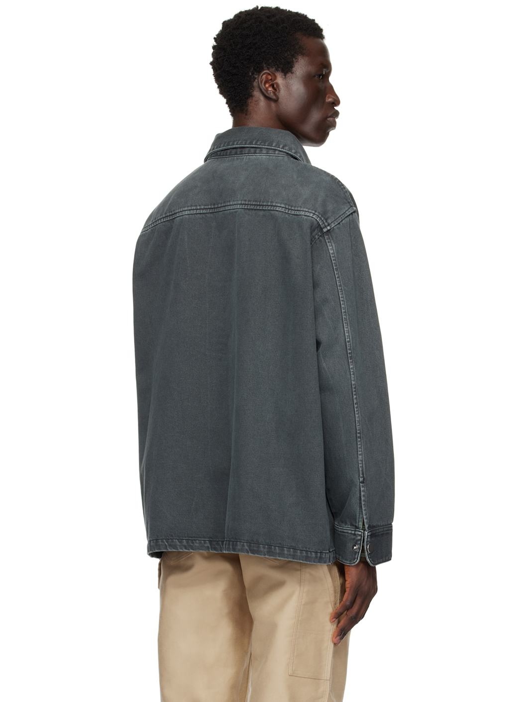 Black Ami de Coeur Overshirt - 3