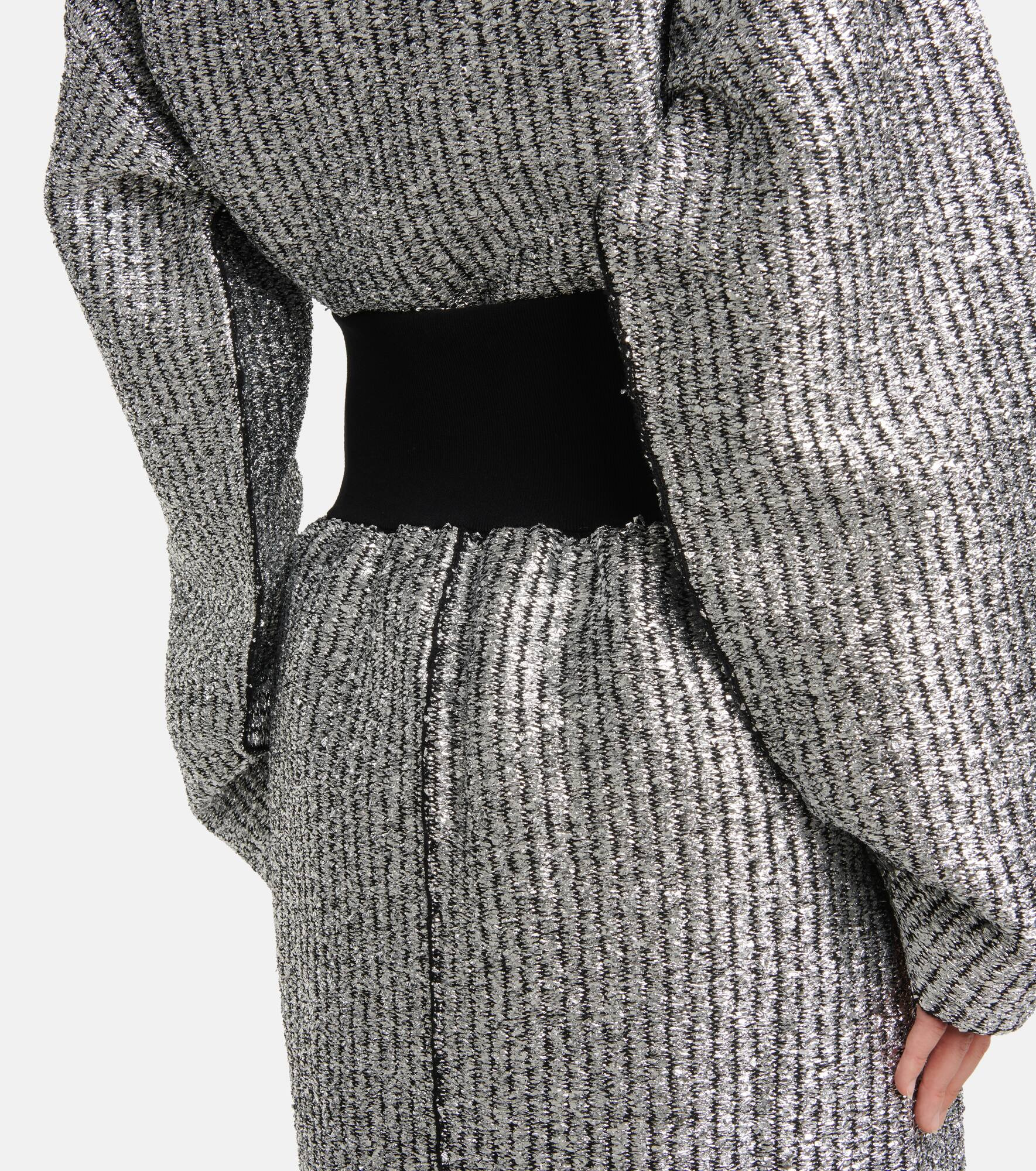2 Moncler 1952 Lurex® wool-blend midi skirt - 5