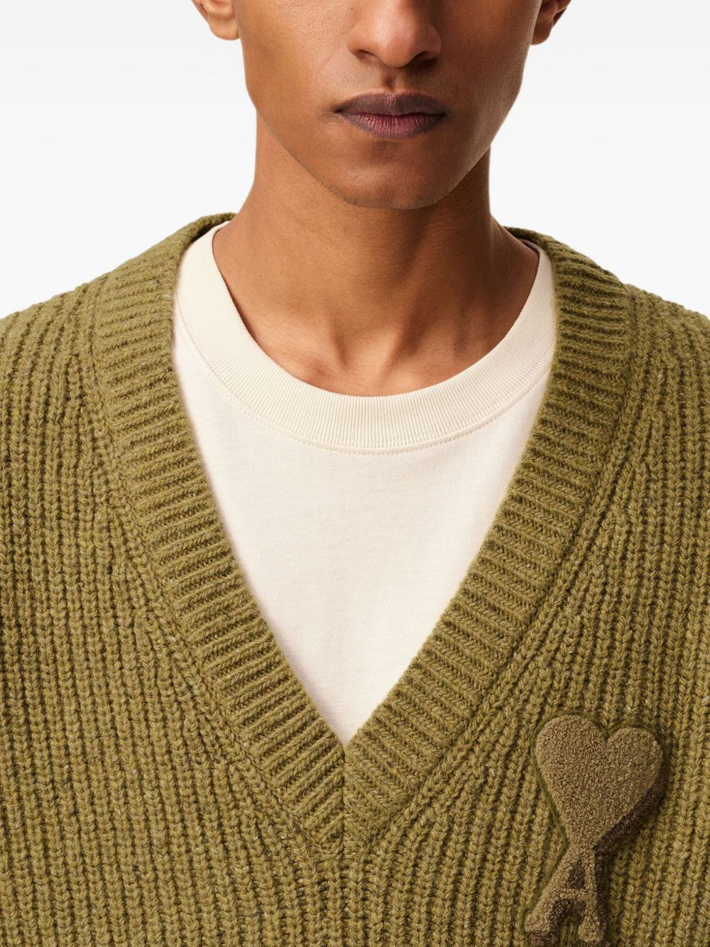 Ami de Coeur v-neck sweater - 6