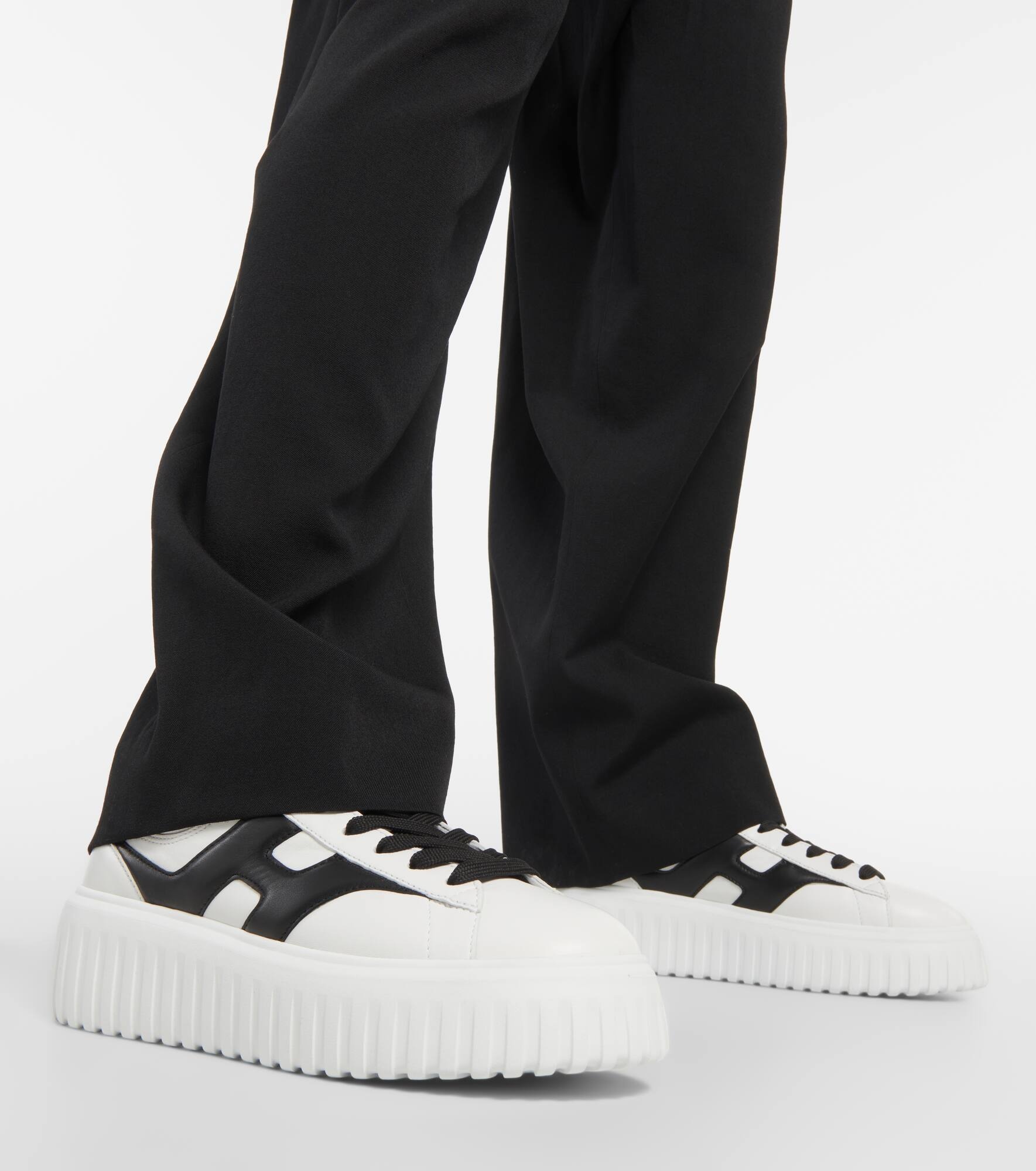 H-Stripes leather sneakers - 4