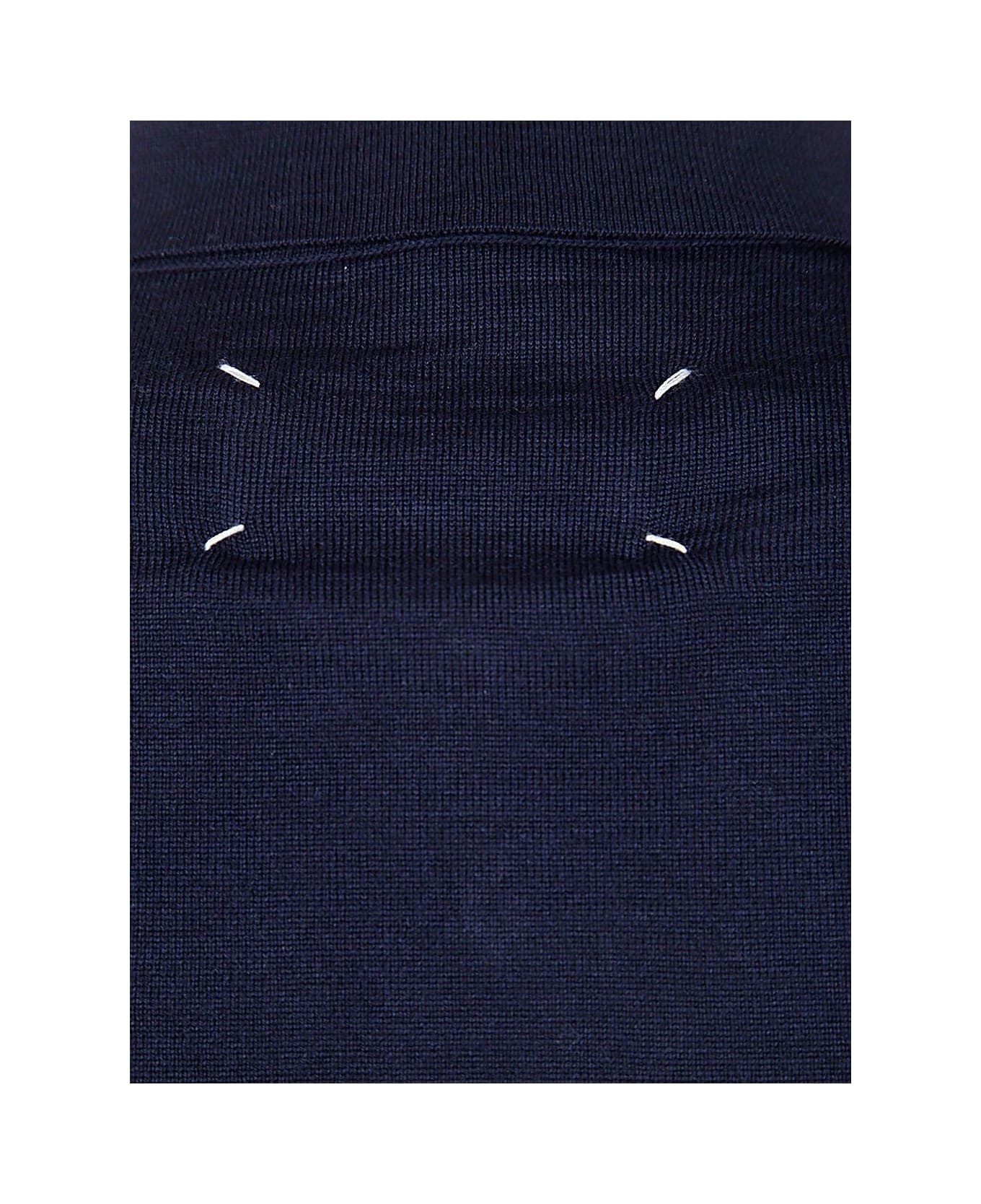 Long-sleeved Knitted Polo Shirt - 3