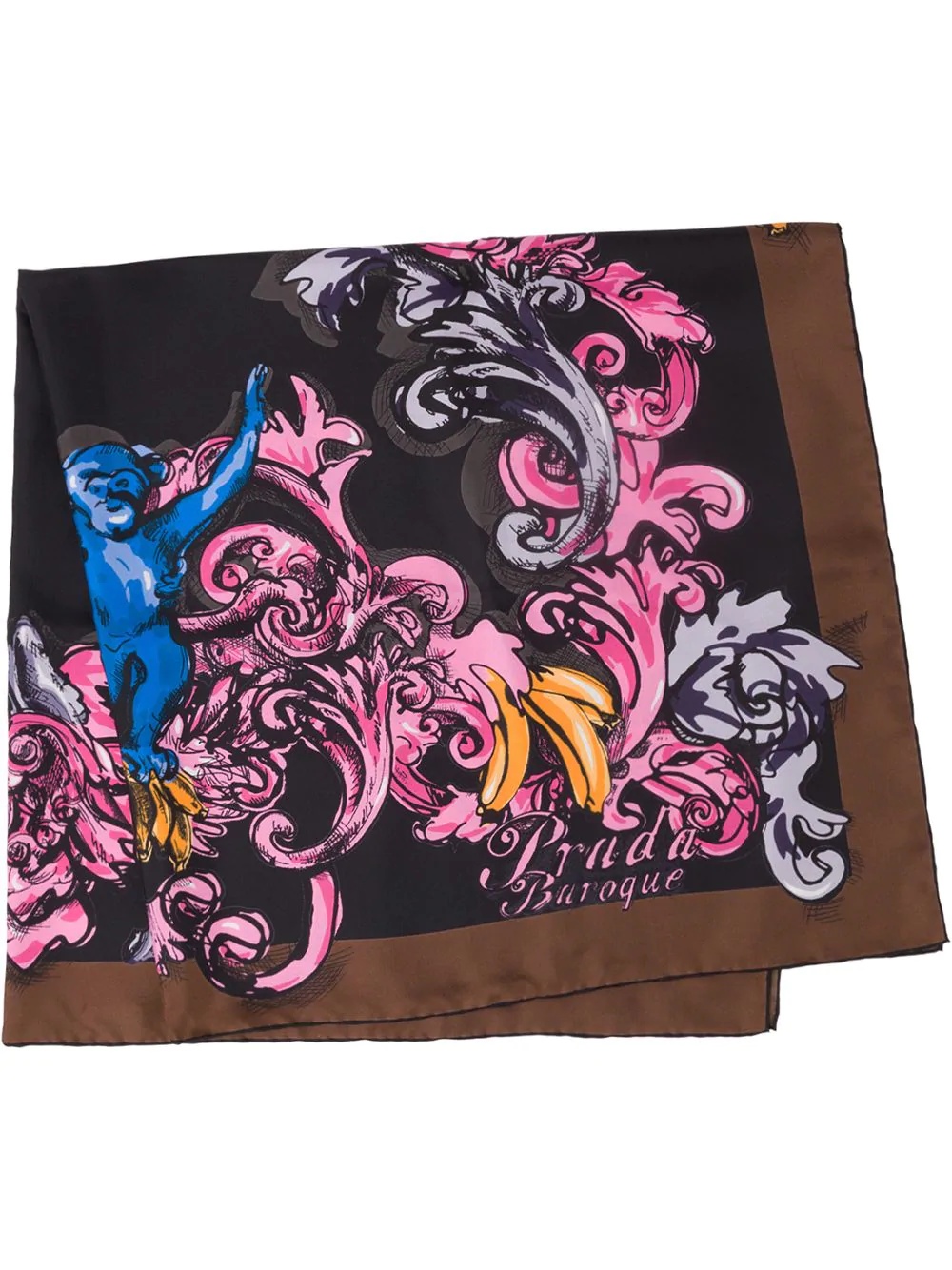 Baroque silk foulard - 1