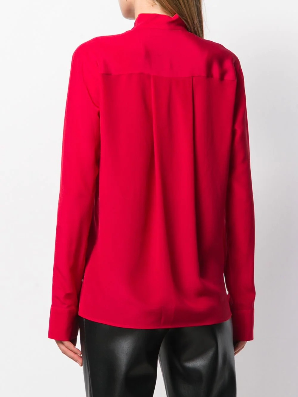 neck-tie blouse - 4