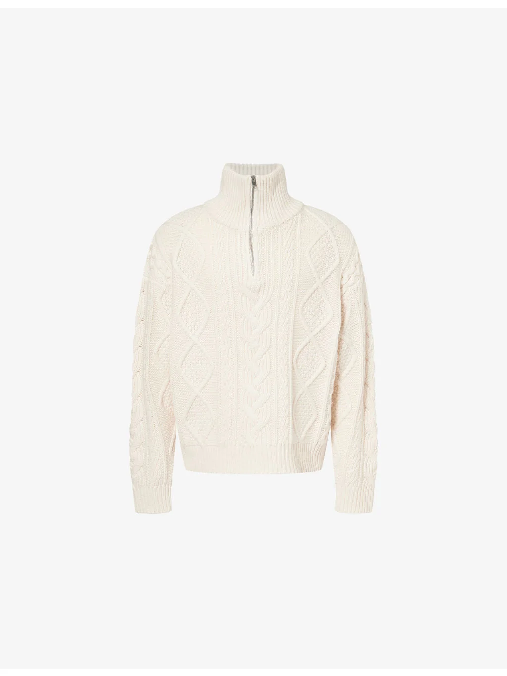 Chunky Cable-Knit Wool And Cashmere Jumper - 1