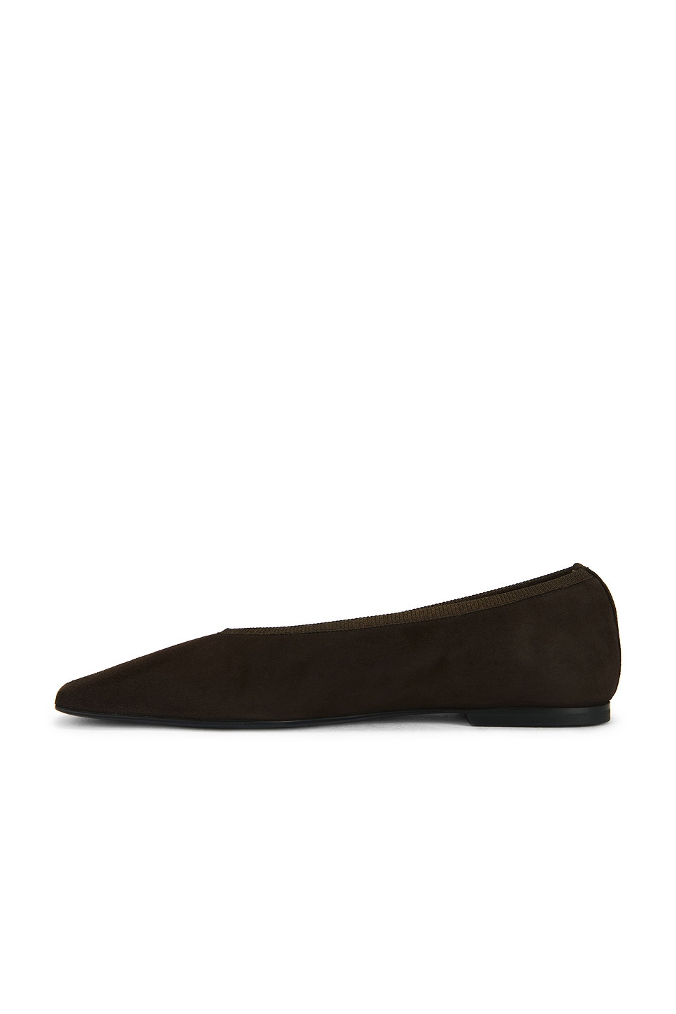 Minimalist Suede Ballerina Flat - 5