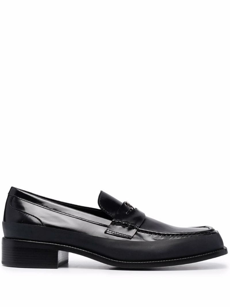 square-toe loafers - 1