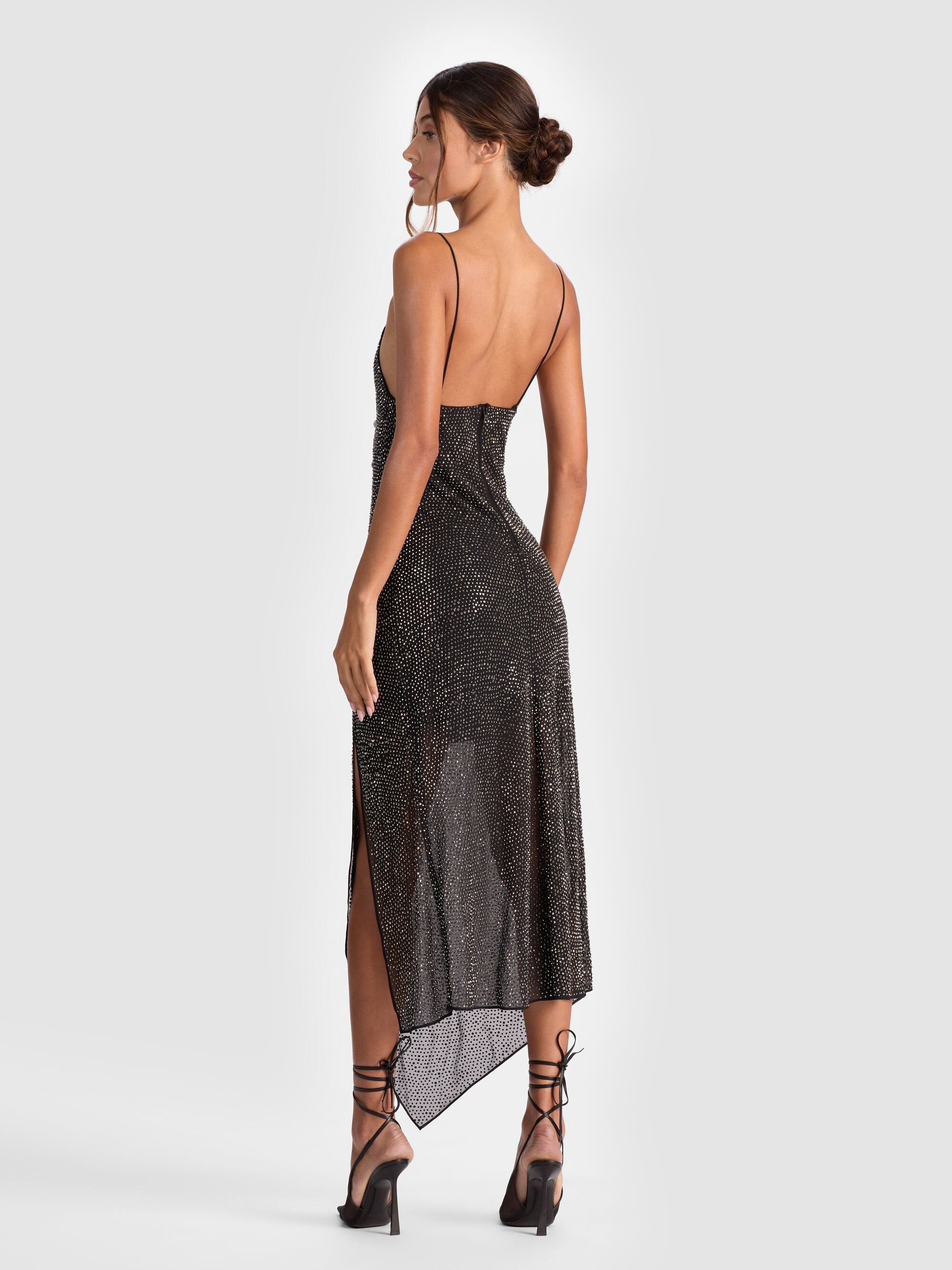 HARMONY EMBELLISHED SLIP DRESS - 4