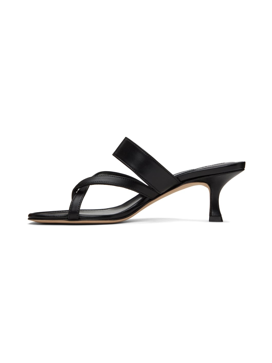 Black Susa Mules - 3