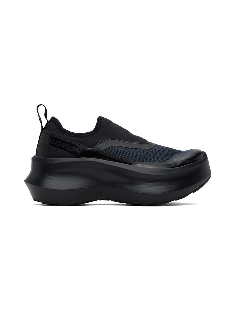 Black Salomon Edition Slip On Platform Sneakers 1