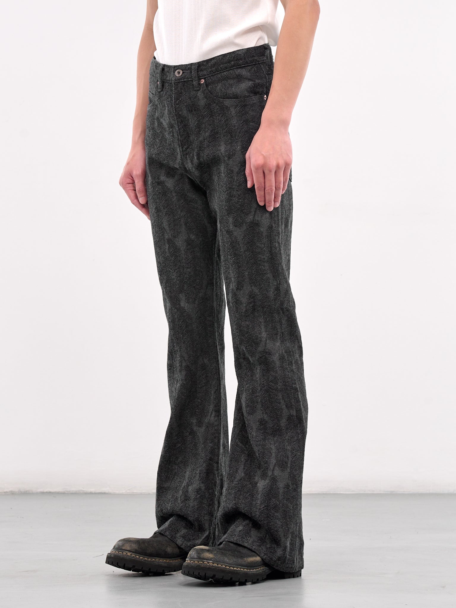 Magpie Feather Denim Jeans - 2