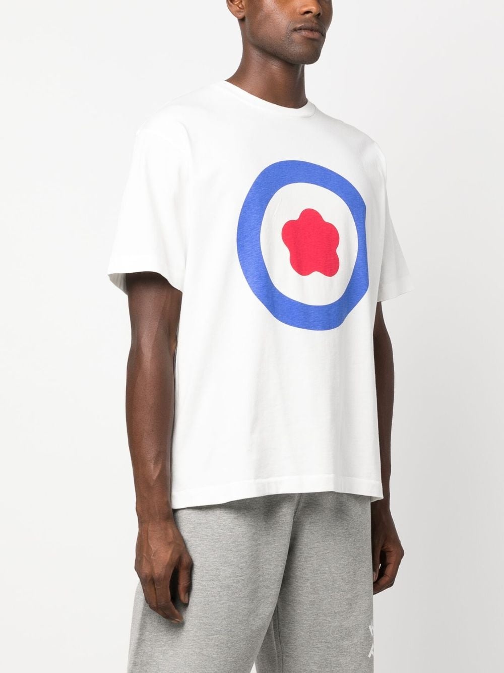 logo-print cotton T-shirt - 3