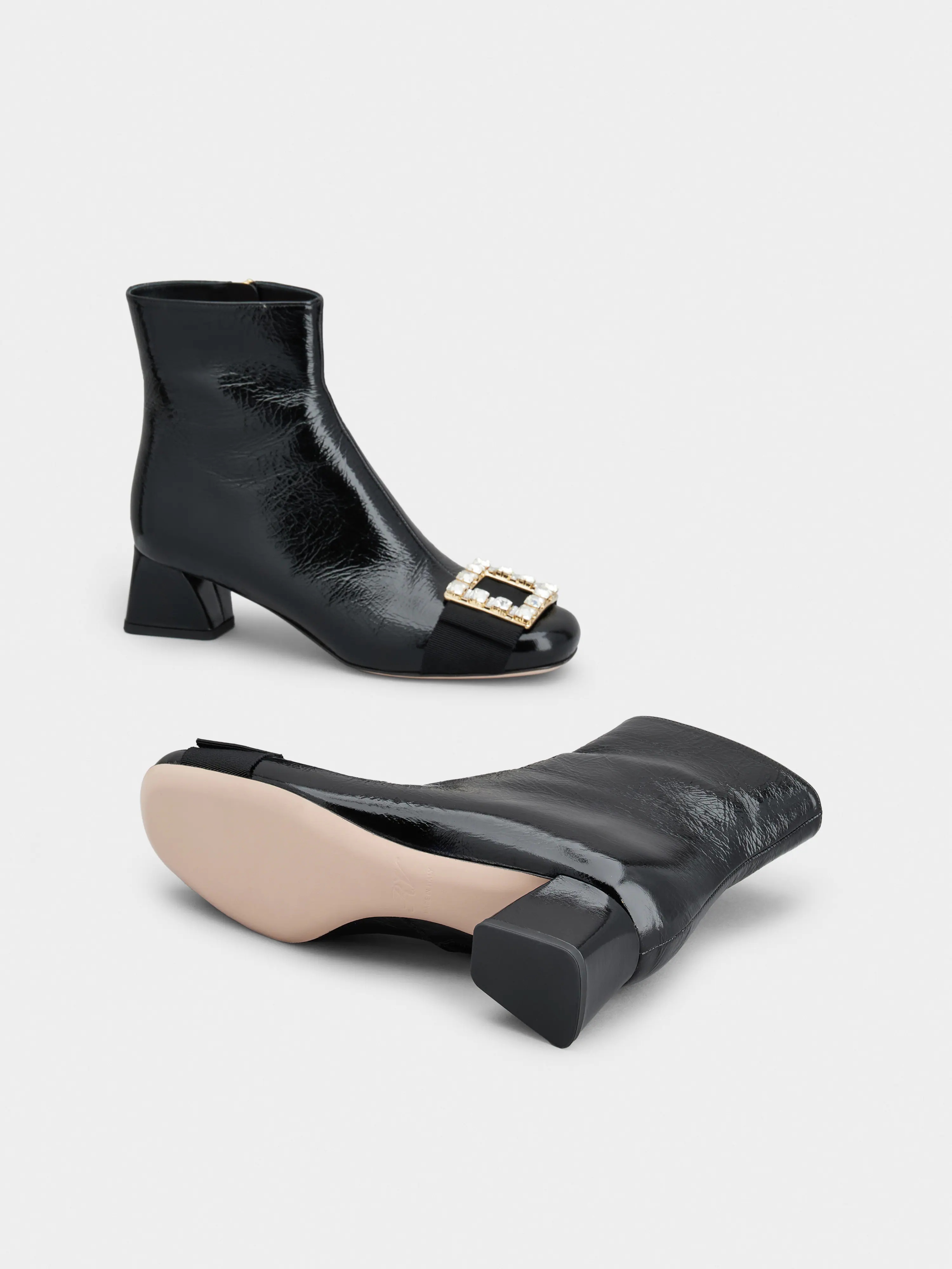 Très Vivier Booties in patent leather - 6
