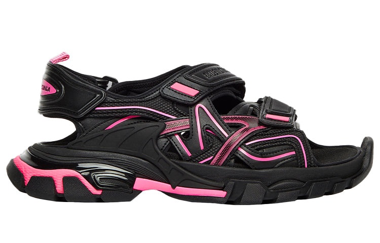 (WMNS) Balenciaga Track Sandal 'Black Pink' 617543W3AJ11050 - 2