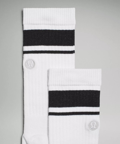 lululemon Men's Daily Stride Ribbed Comfort Crew Socks *3 Pack outlook