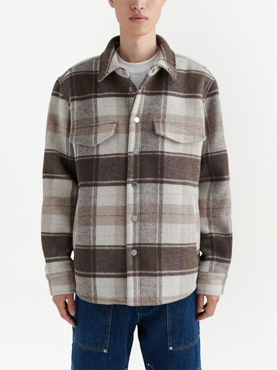 Axel Arigato Hills checked overshirt outlook
