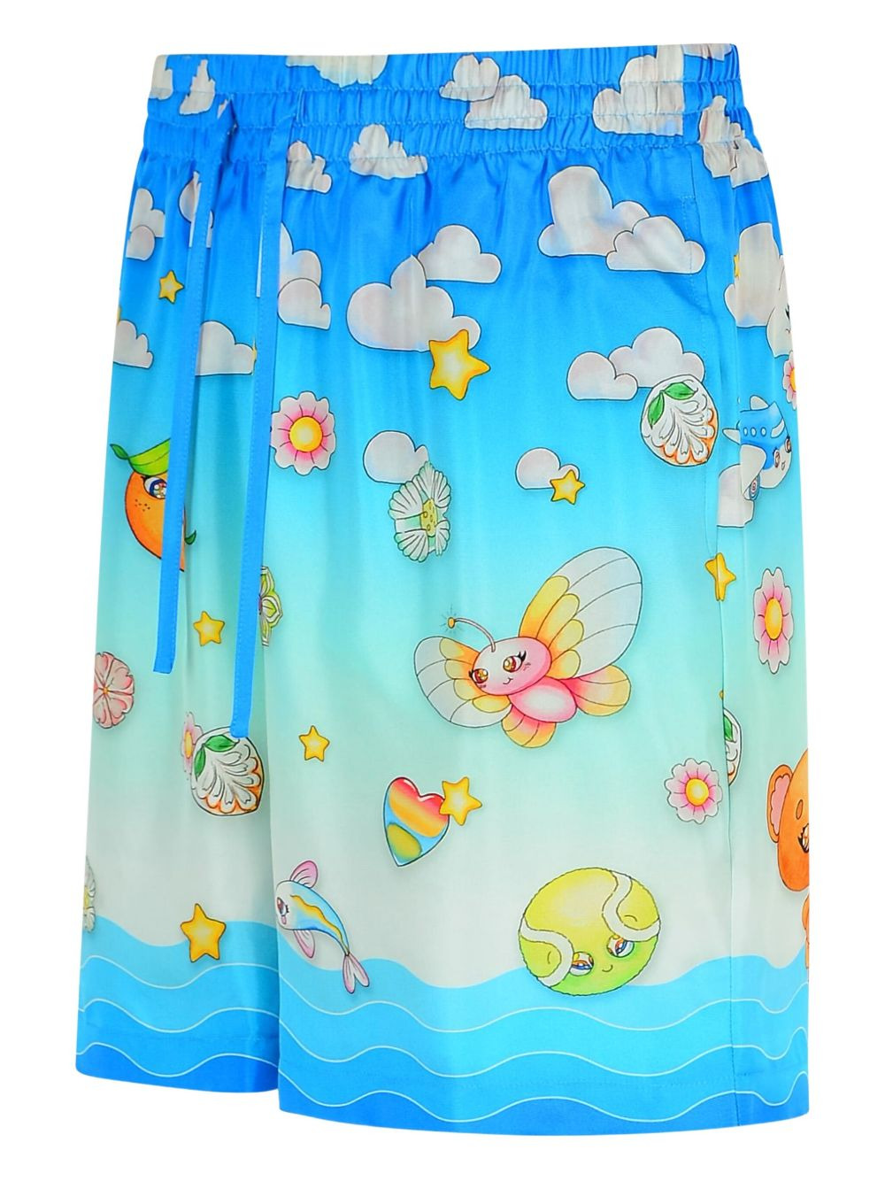 Kawaii silk bermuda shorts - 3
