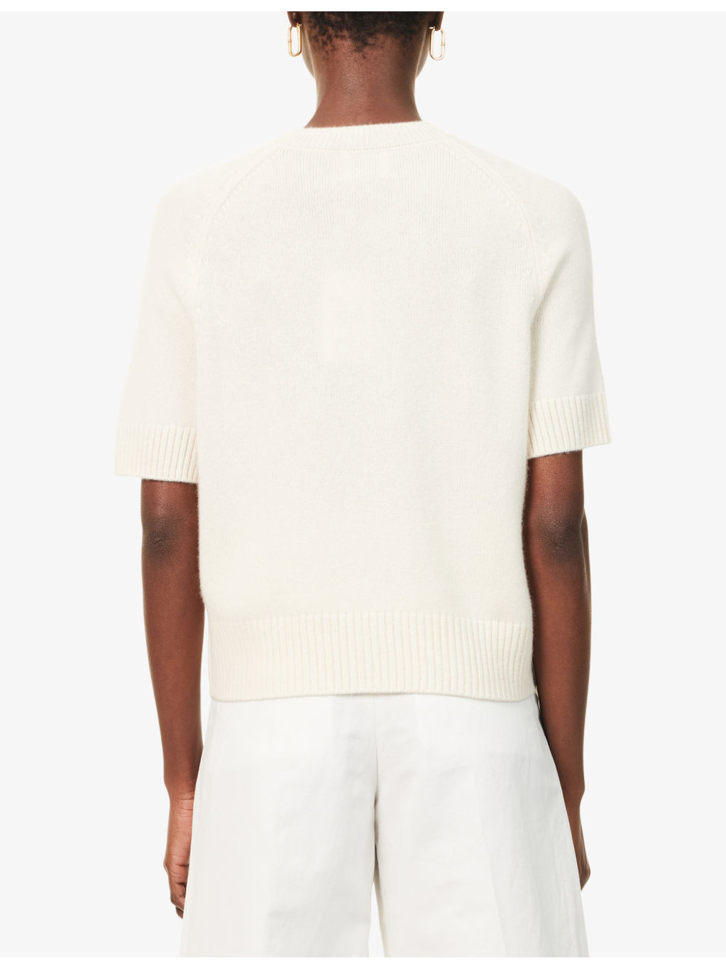 Jackson Short-Sleeves Cashmere Jumper - 4