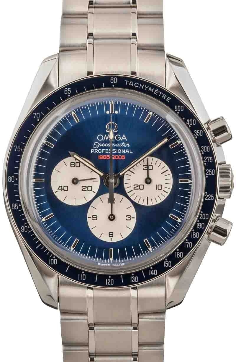 Used Omega Speedmaster Blue Dial - 1