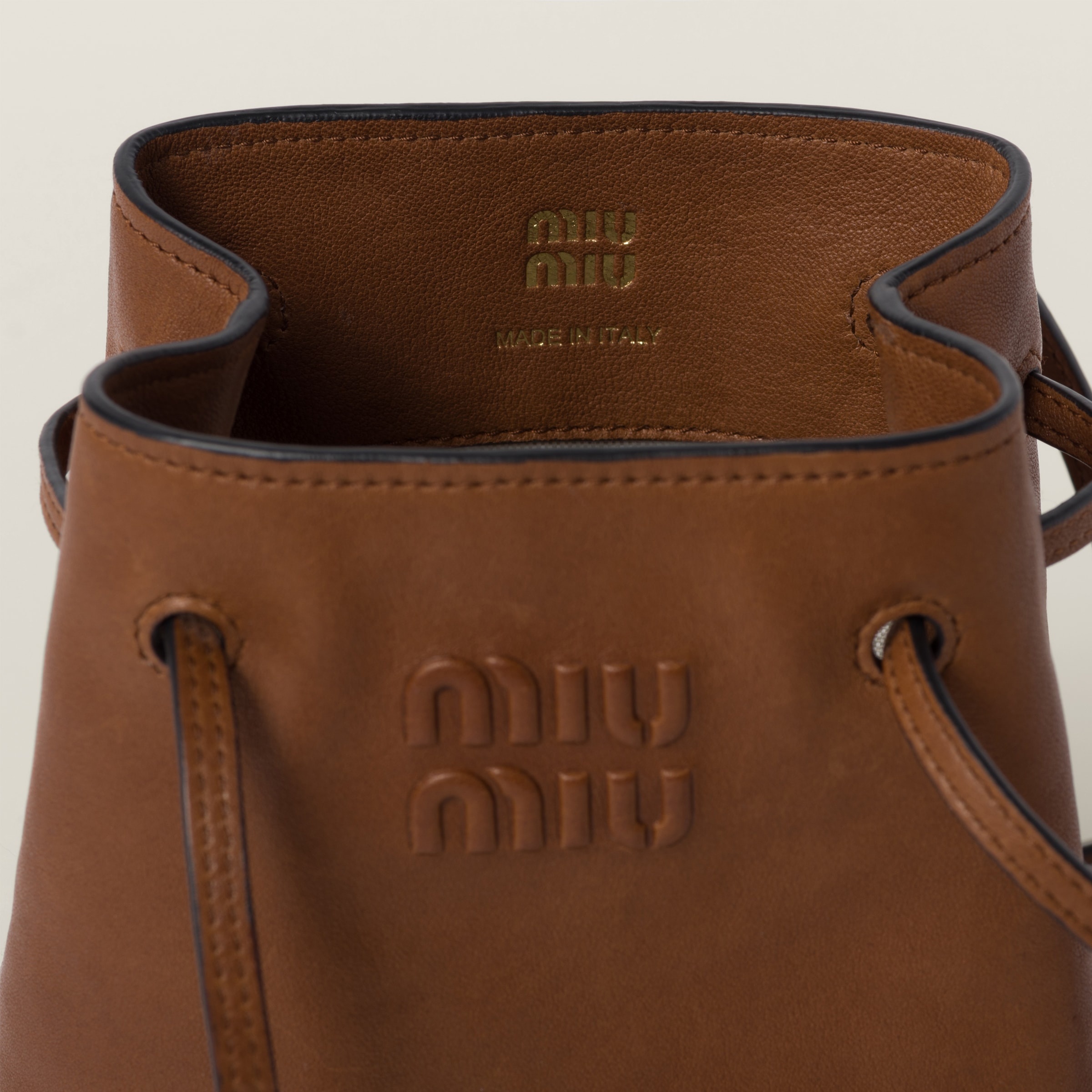 Nappa leather mini-bag - 6