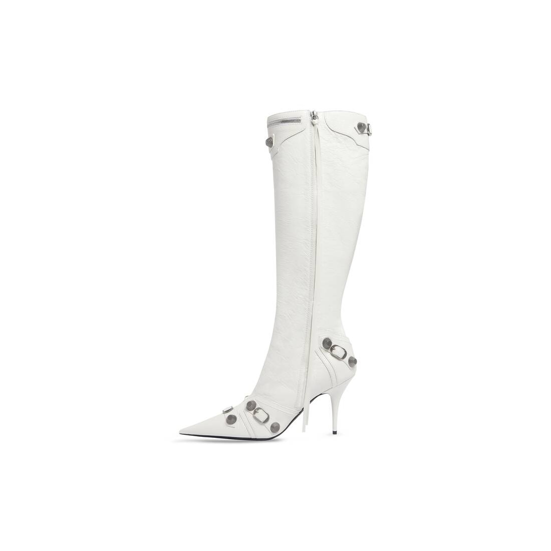 Women's Cagole 90mm Boot in Optic White - 4