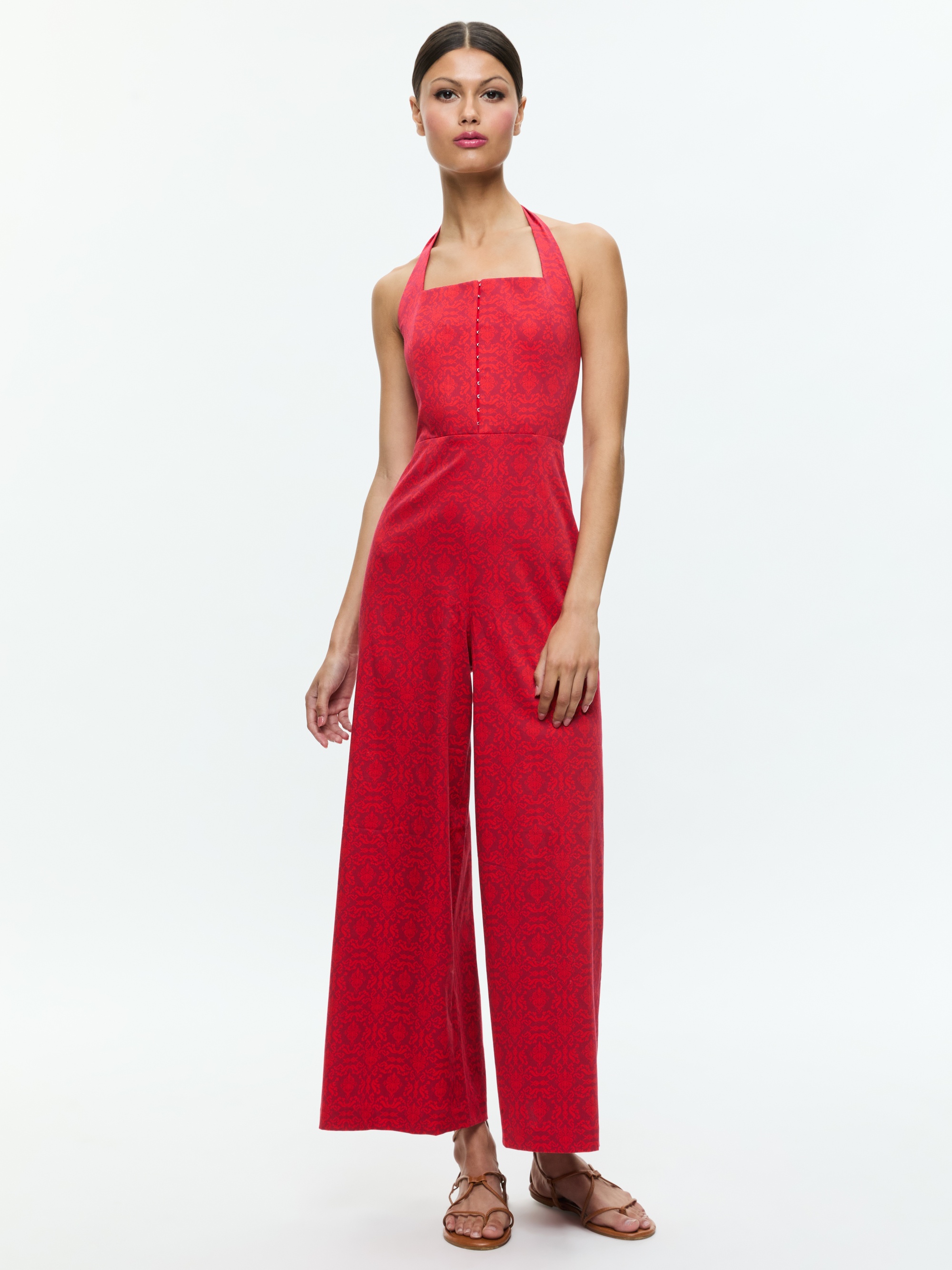 AIDA CROPPED HALTER JUMPSUIT - 6