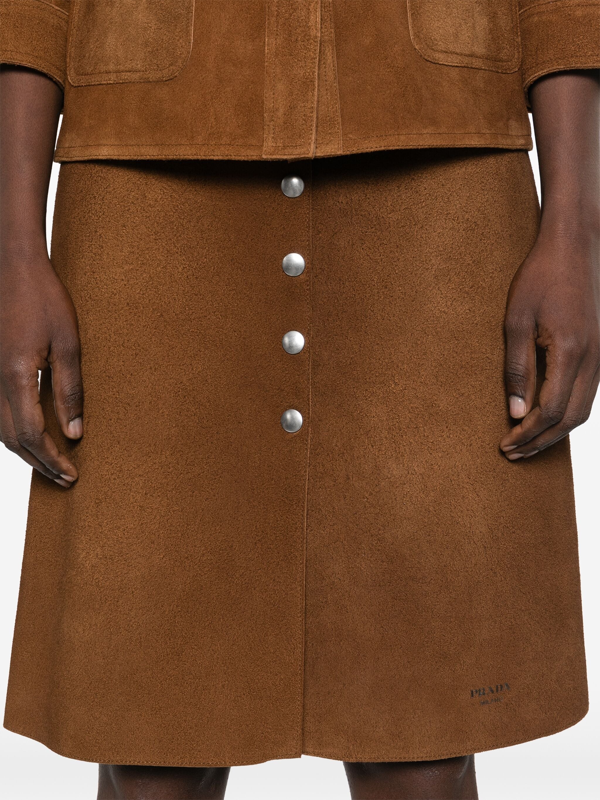 Belted Midi Skirt - 3