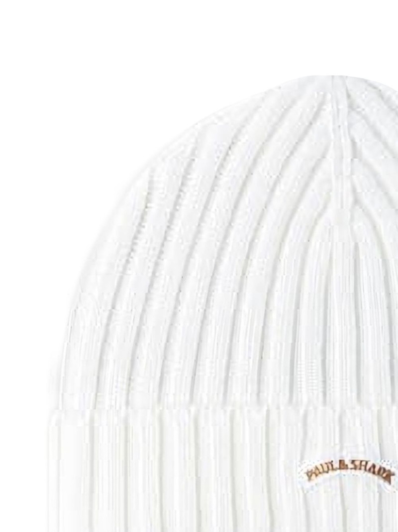Paul & Shark ribbed beanie hat outlook