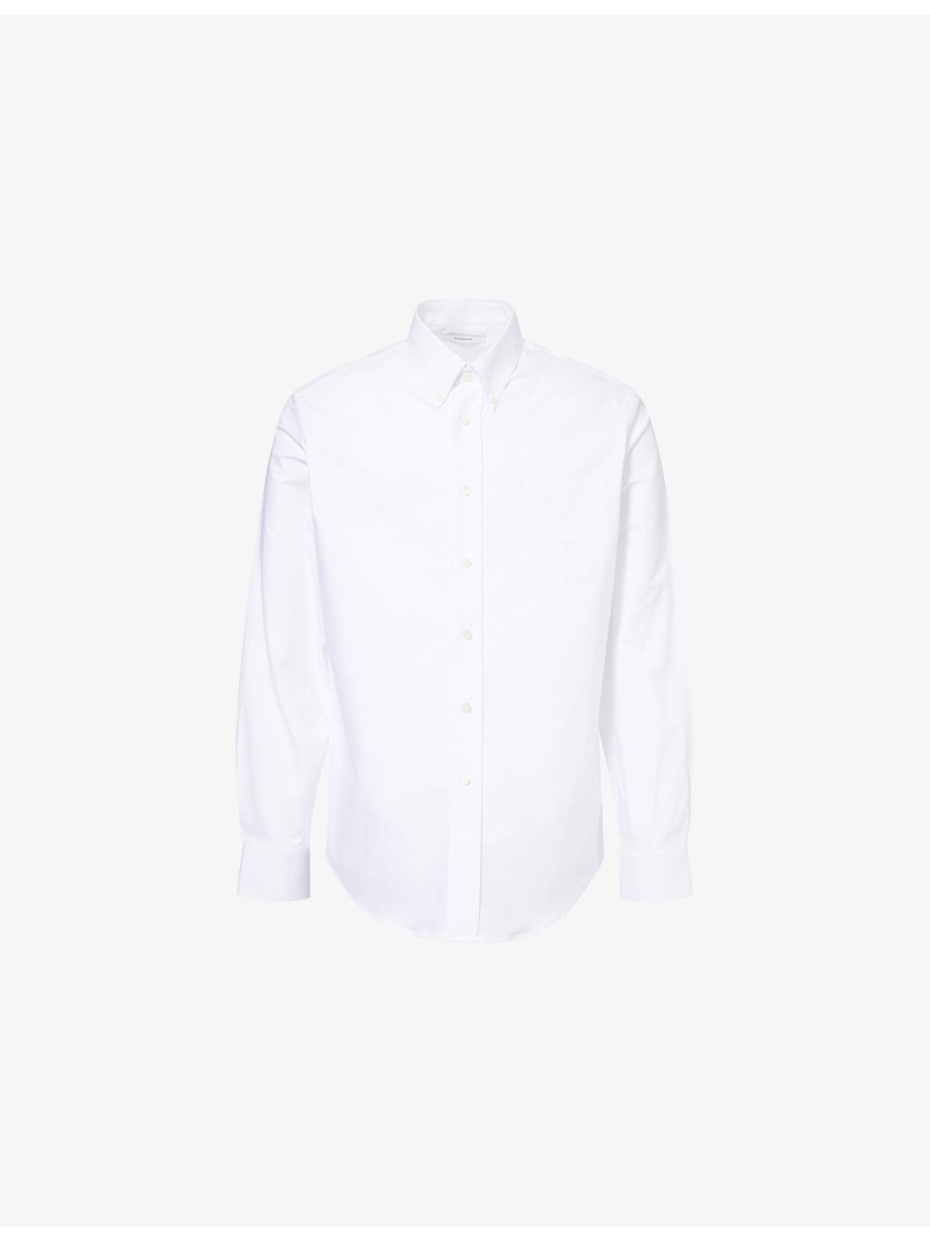 Classic Embroidered-Logo Cotton Shirt - 1