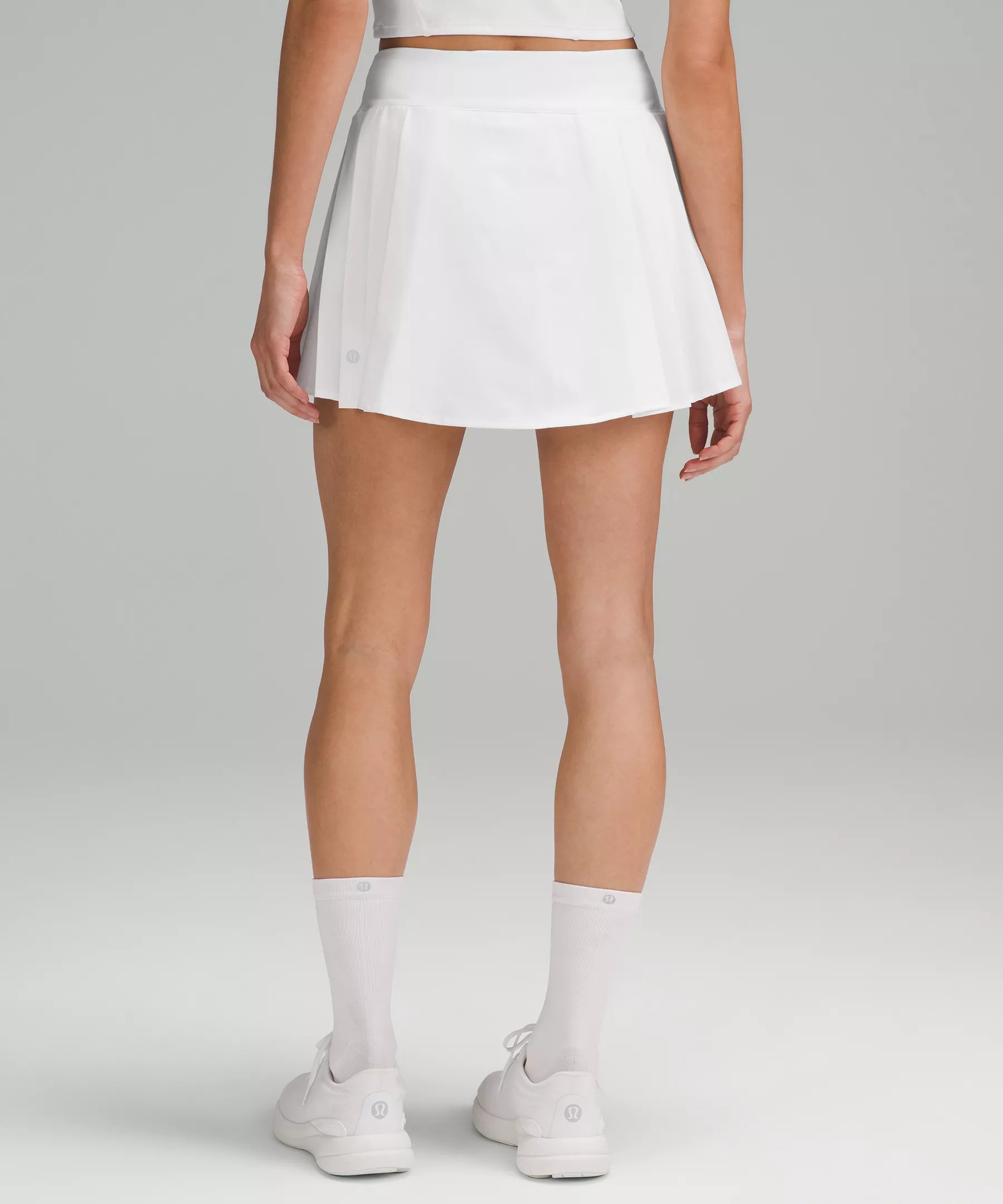 Side-Pleat High-Rise Tennis Skirt - 3