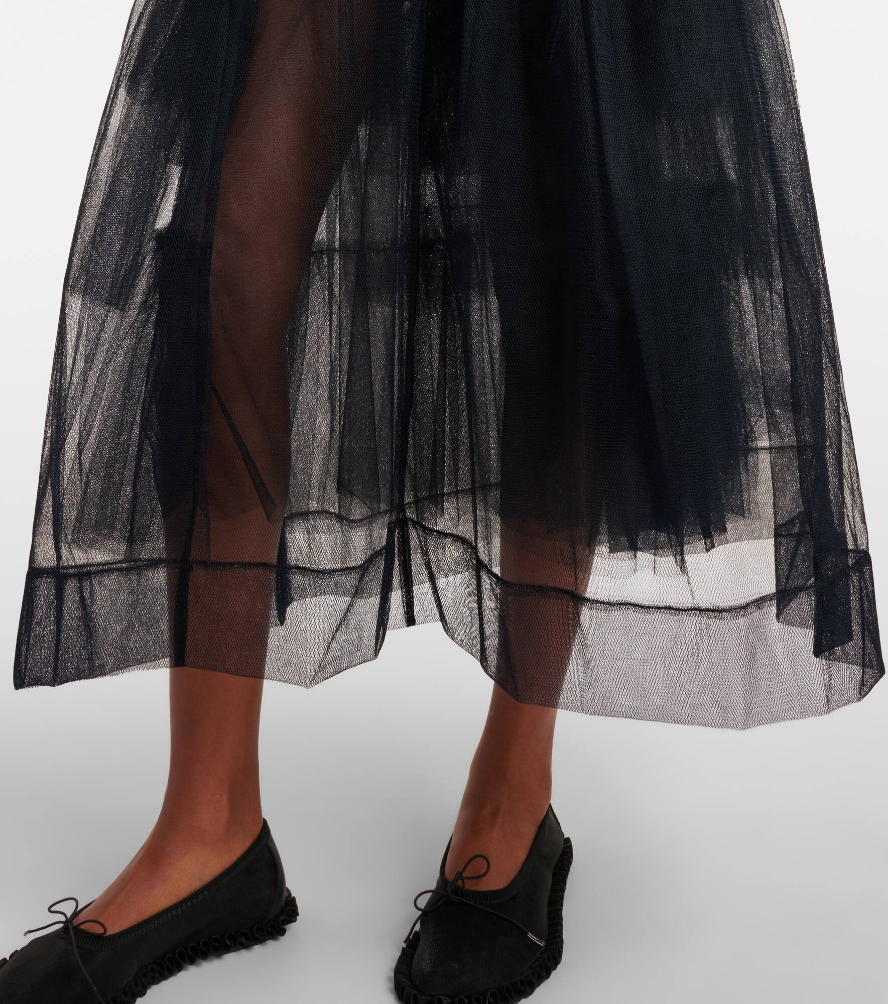 Tulle midi skirt - 5