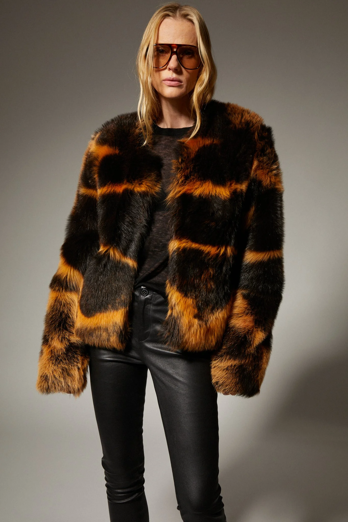 LOREN SHEARLING COAT - 1