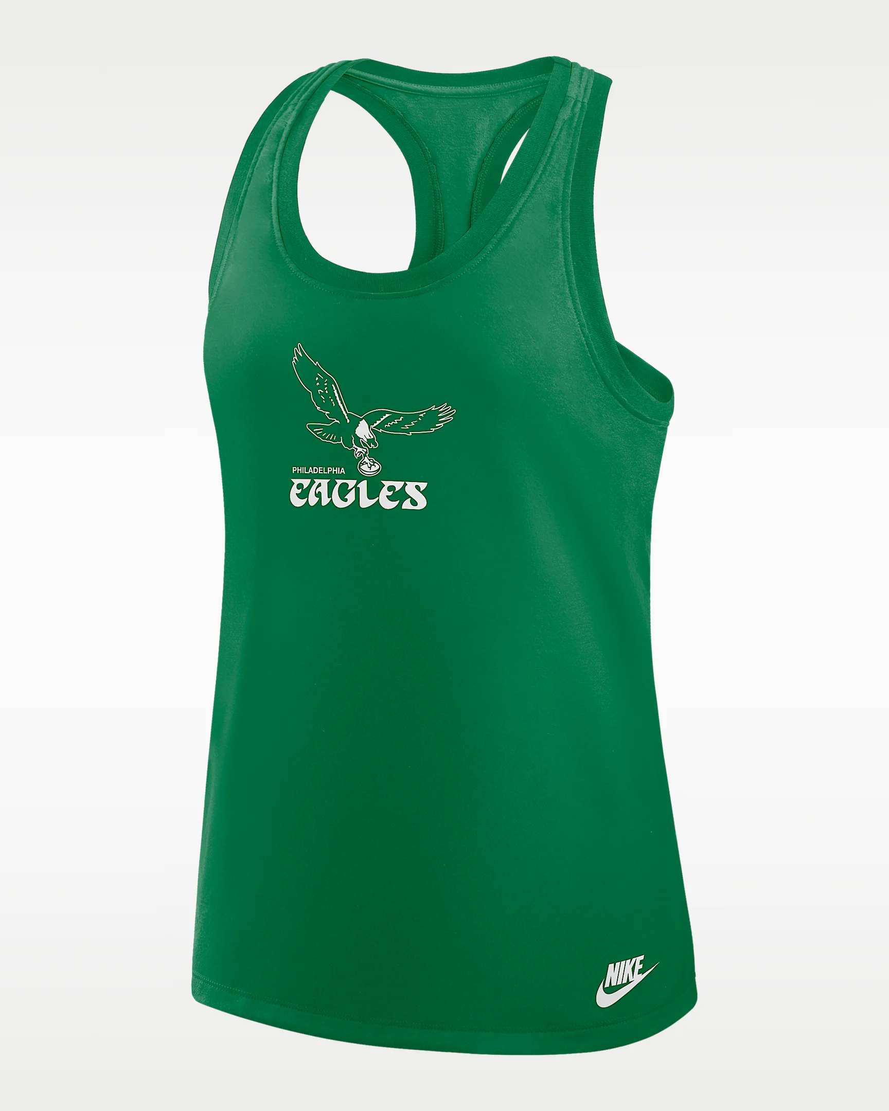 Philadelphia Eagles Hurry Up Women's Nike Dri-FIT NFL Racerback Tank Top - 1