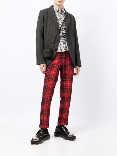 Comme des Garçons SHIRT single-breasted wool blazer outlook