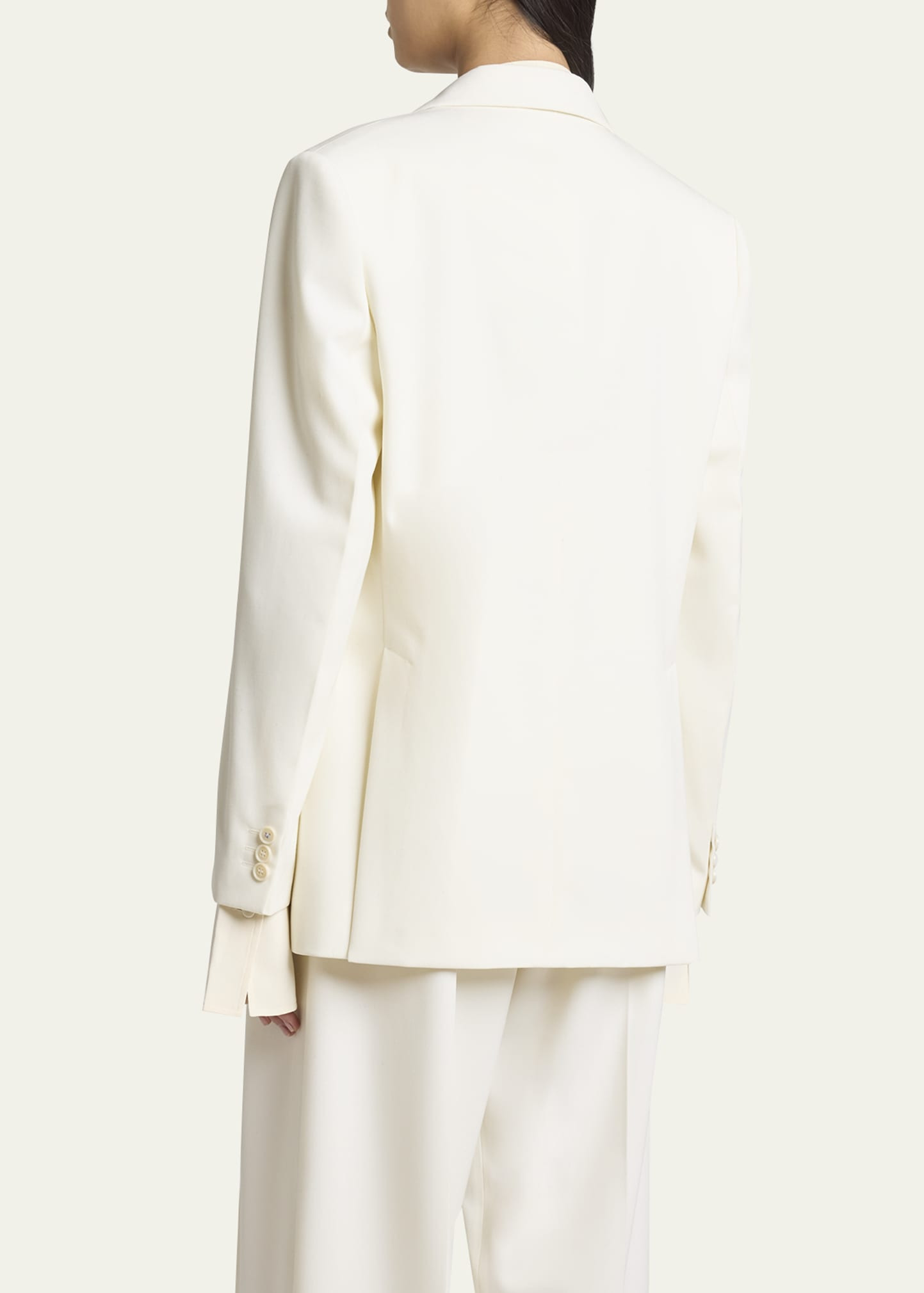 Classic Tailored Wool-Blend Jacket - 3