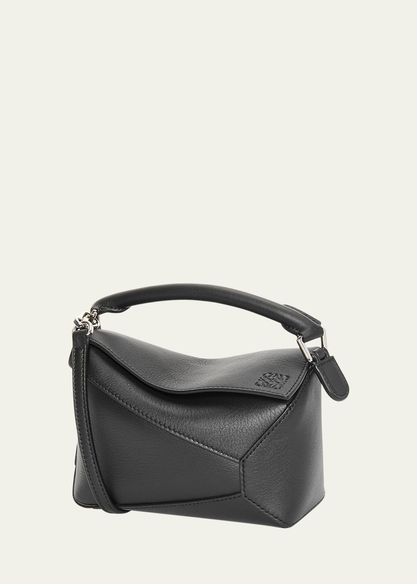 Puzzle Edge Mini Leather Shoulder Bag - 1