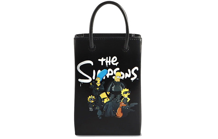 Balenciaga x The Simpsons Mini Shopping Bag 'Black' 59382623VBN1000 - 2