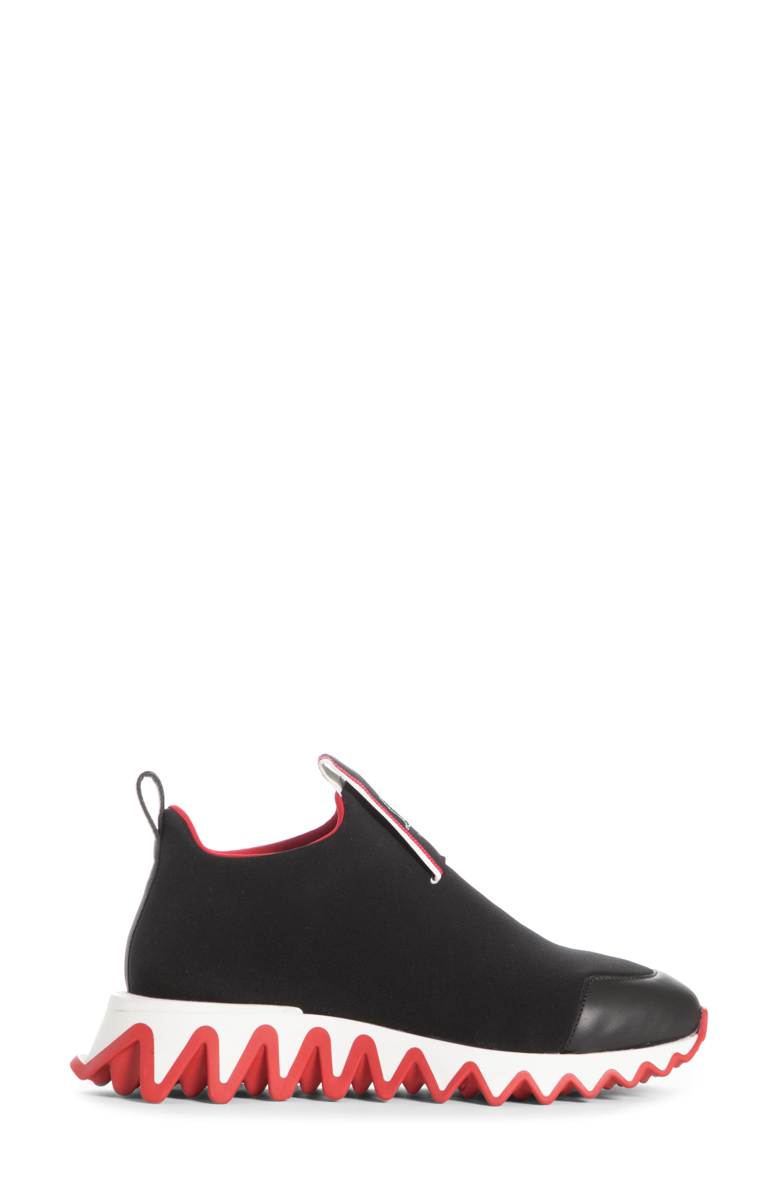 Christian Louboutin Tiketa Neoprene Slip-On Sneaker in Black at Nordstrom - 3
