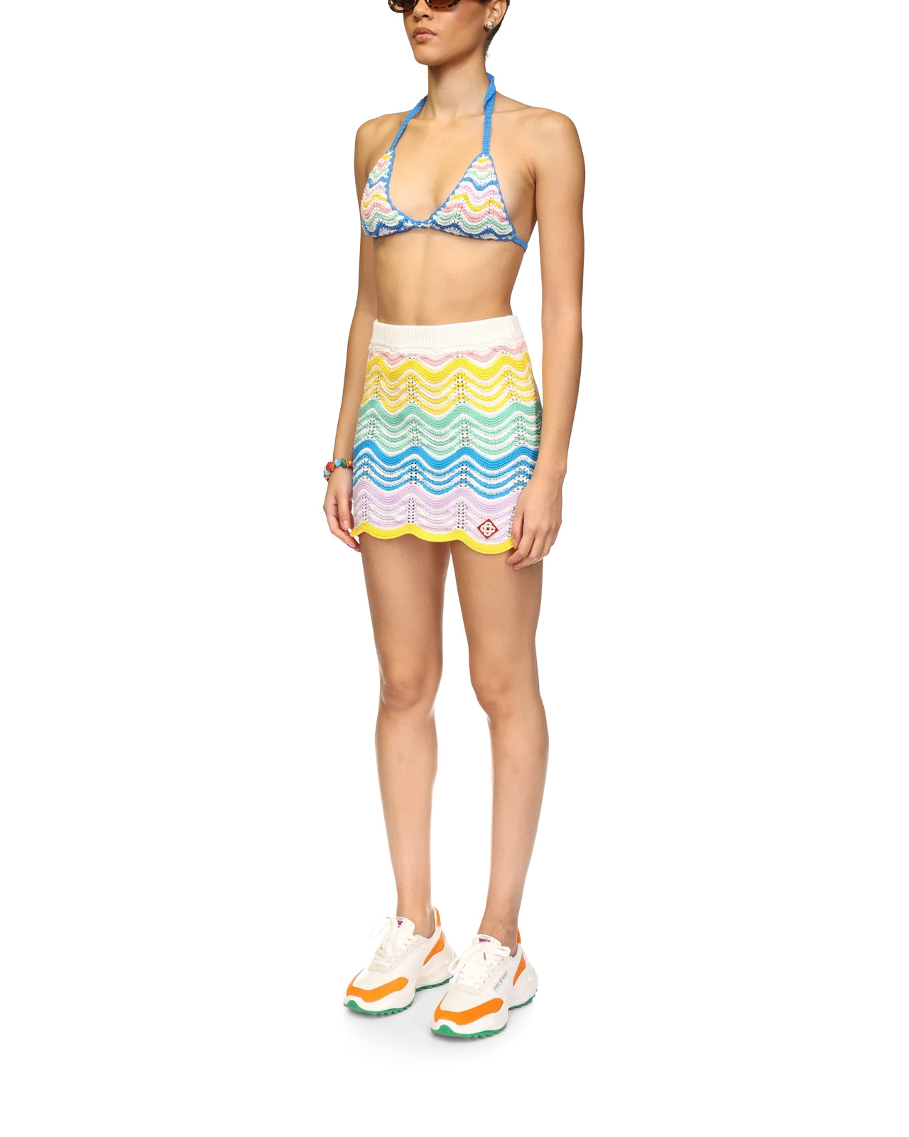 Gradient Wave Crochet Skirt - 3