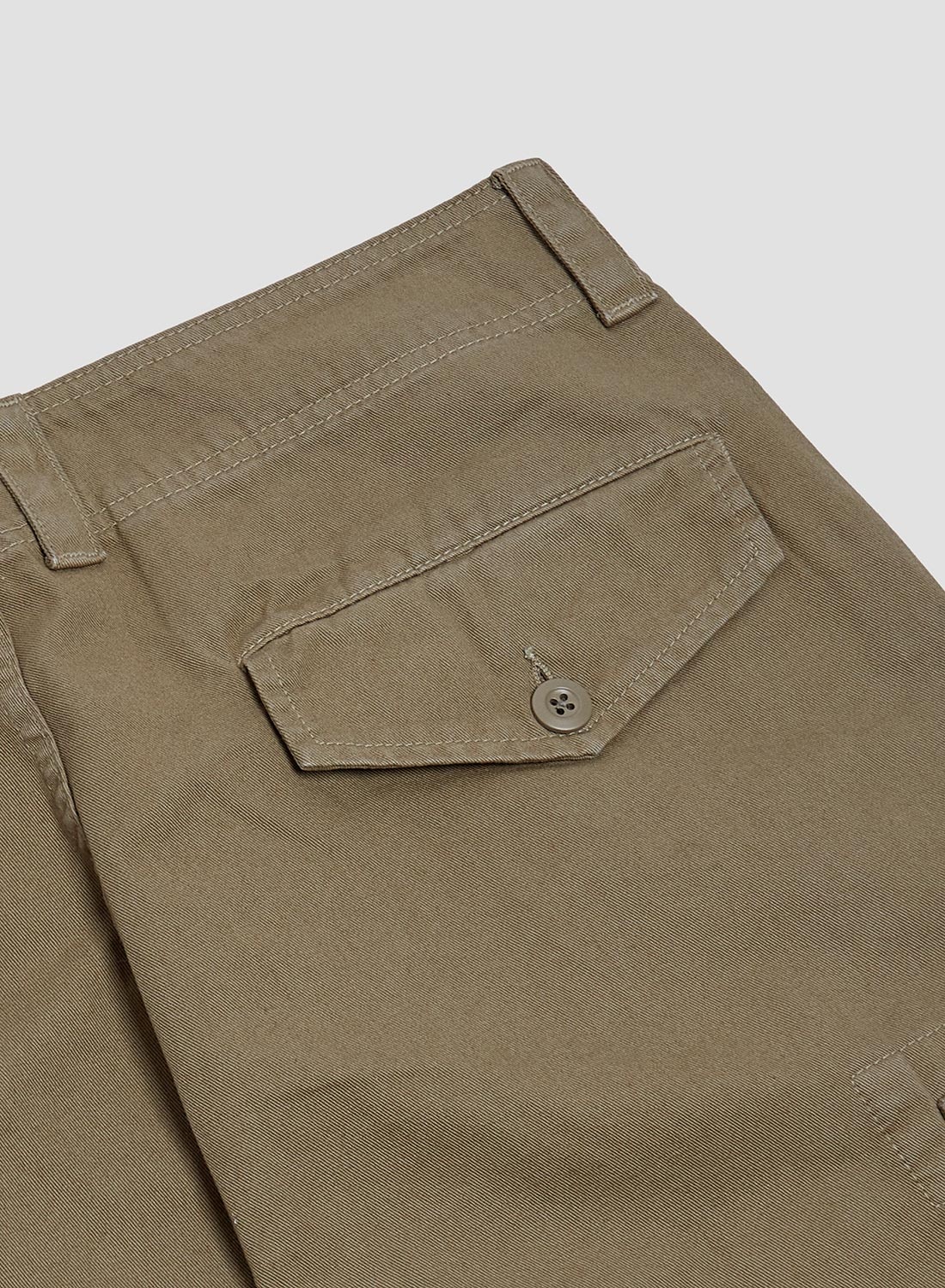 Dutch Pant Cotton Twill in Army - 10