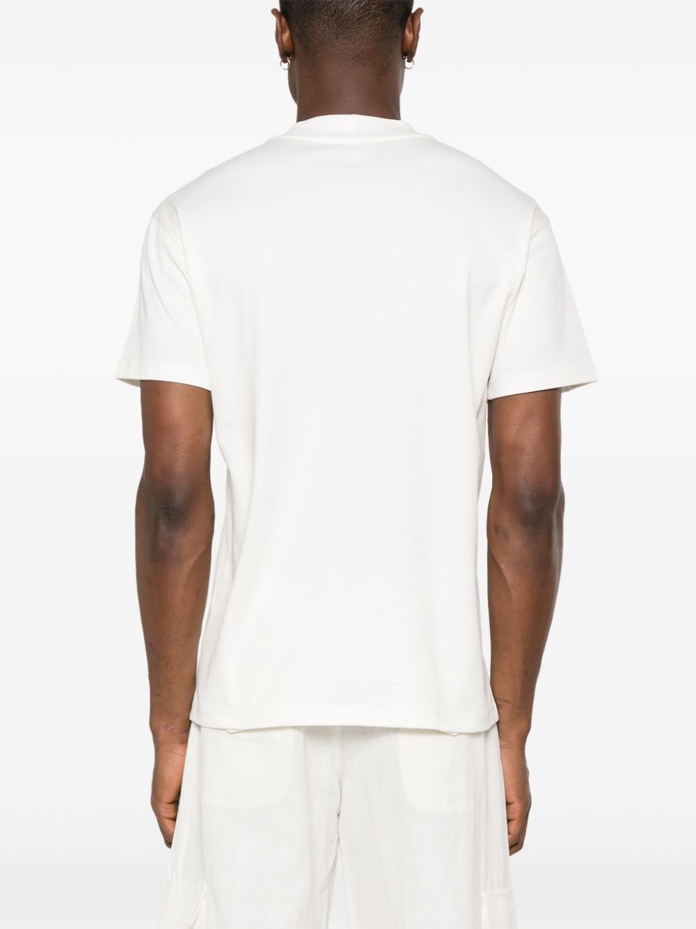 CREW-NECK COTTON T-SHIRT - 4