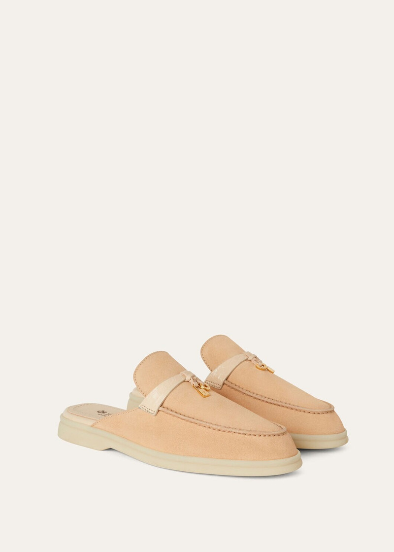 Loro Piana Charms Walk Babouche Loafers outlook