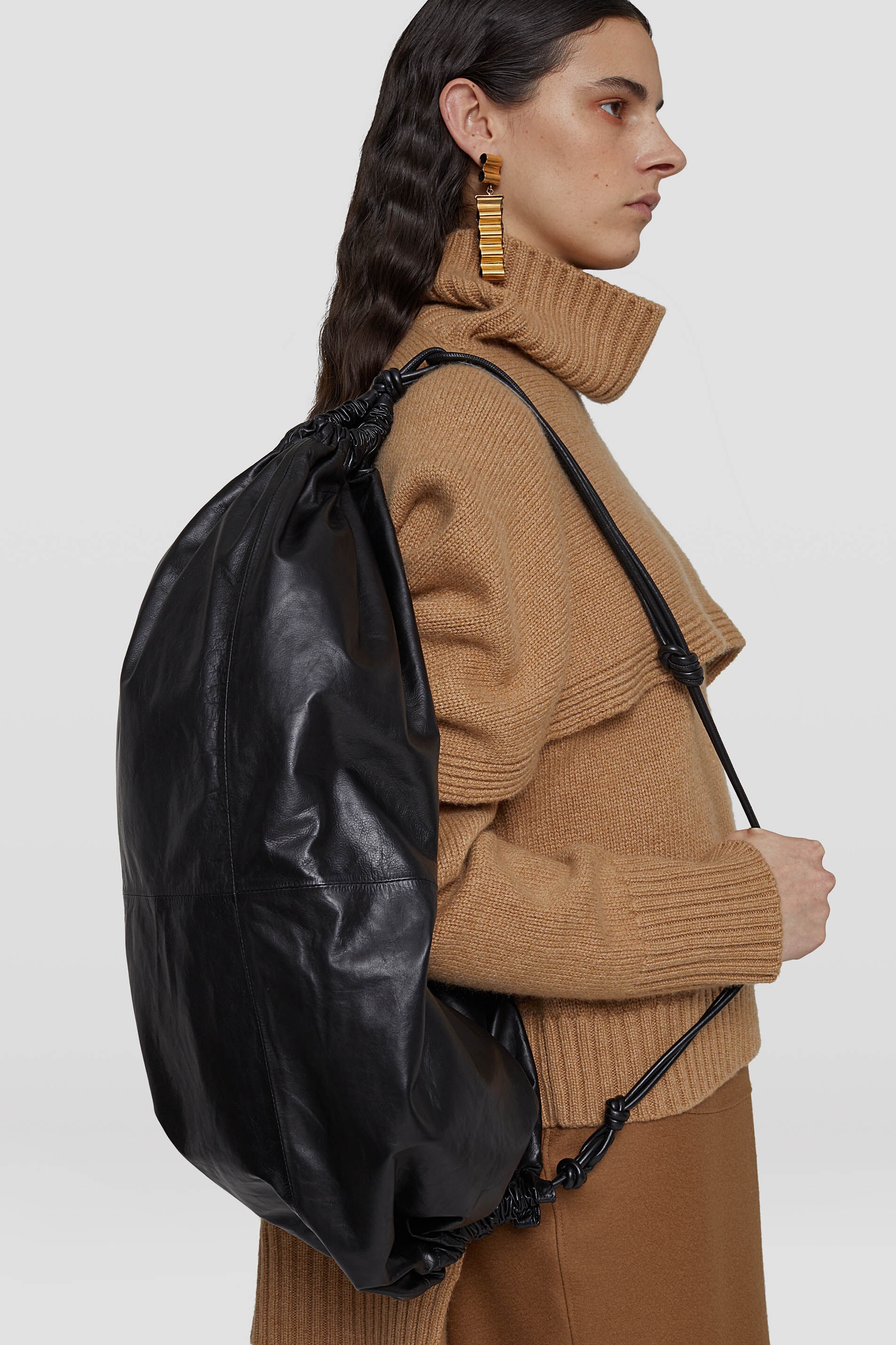Drawstring Crossbody Duffle - 6