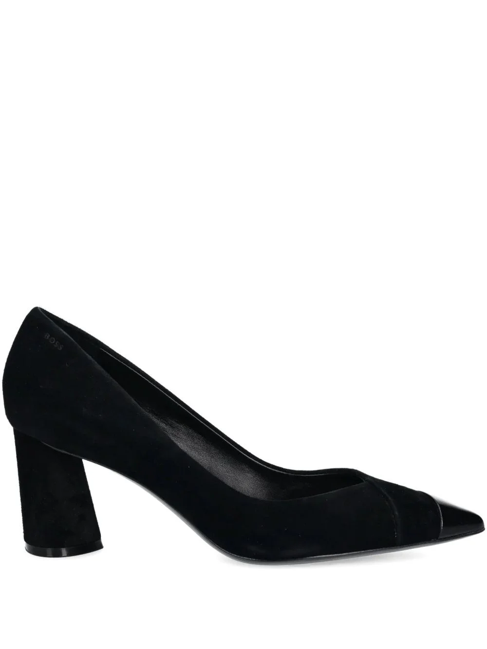suede leather-toe pumps - 1