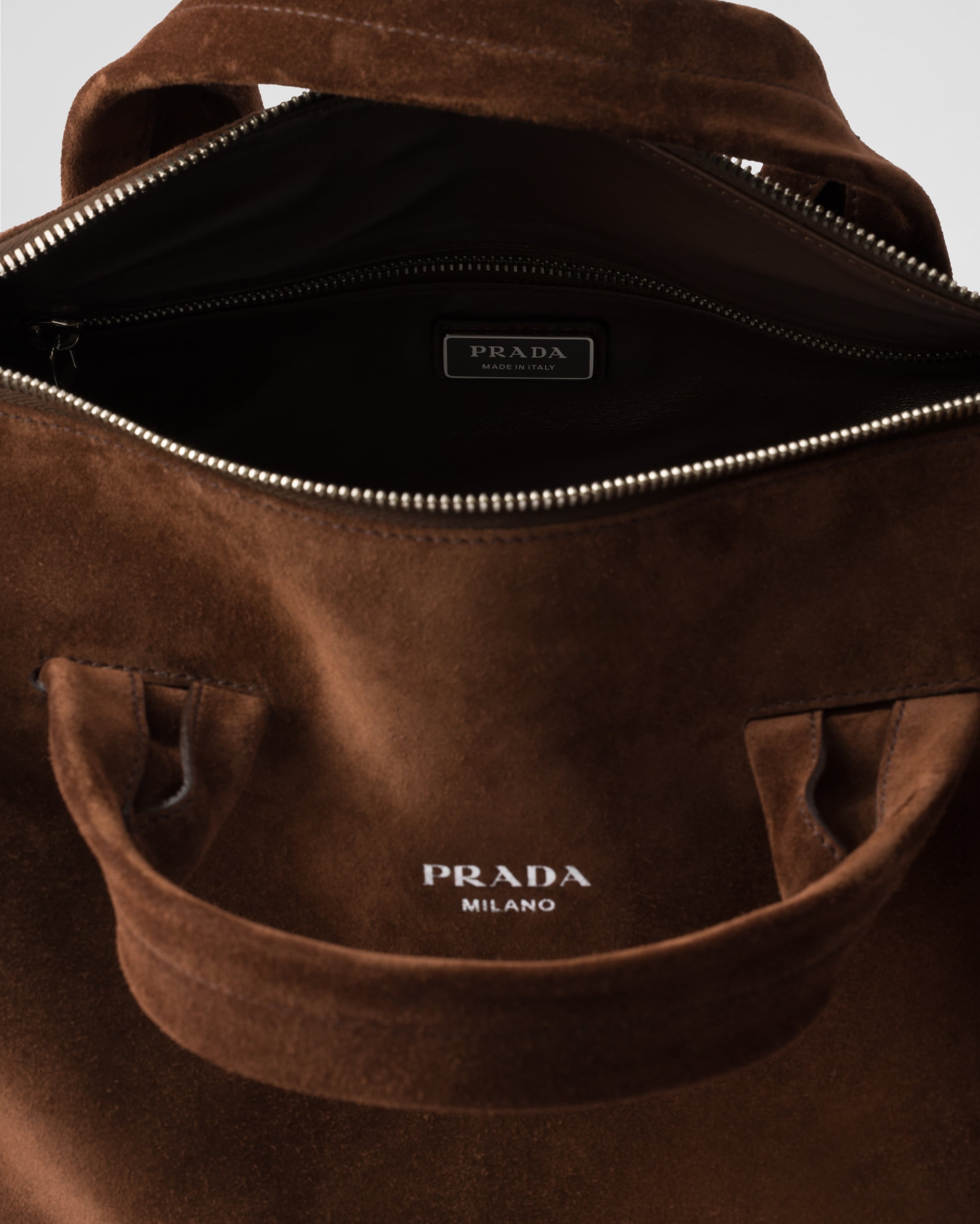 Suede duffle bag - 5